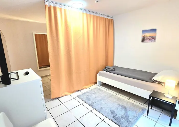 Apartamento Mit 2 Einzelbetten, Terrasse, Parkplatz, Wlan, Voll Ausgestattet - Monteurwohnung Mf01 Lendringsen